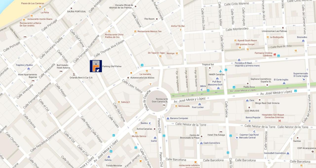 Apartamento ático Terraza Las Canteras Las Palmas de Gran Canaria